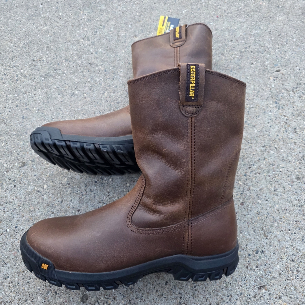 Caterpillar Men's Brown Leather  Size 11 Boots - Picture 9 of 14